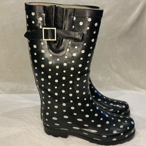 Polkadot Rain boots